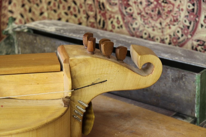 Cello- oder Gambenleier – Detail